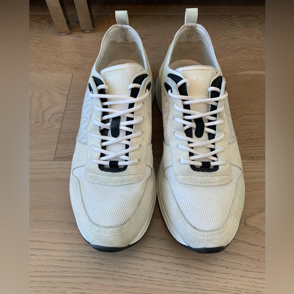 Dior b25 men sneaker white grey suede sz 46 US 13 - Picture 3 of 9